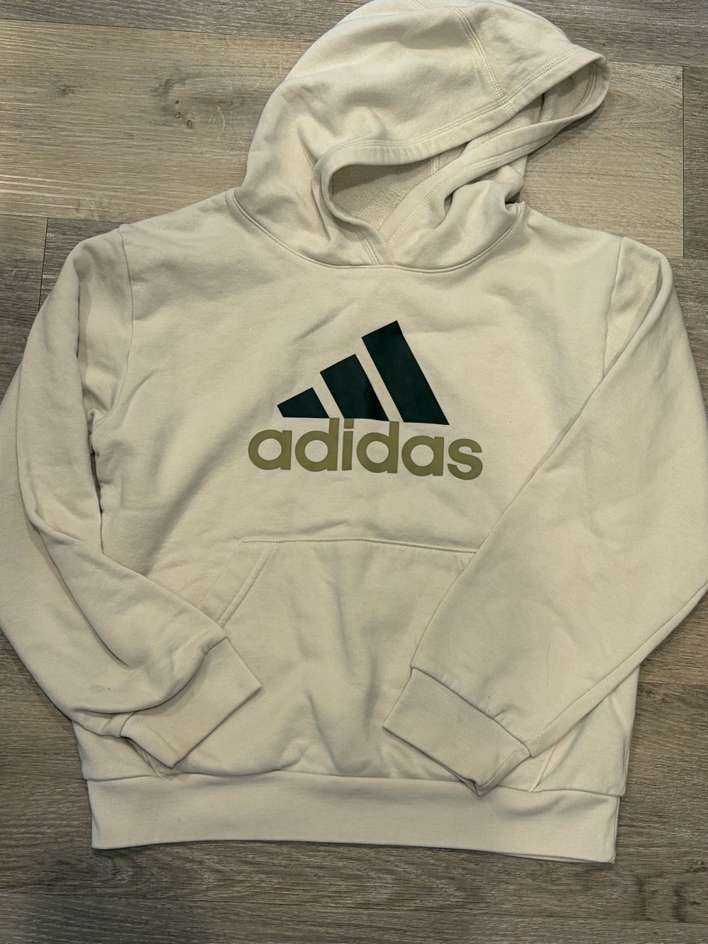 adidas Kid’s Cream Logo Hoodie